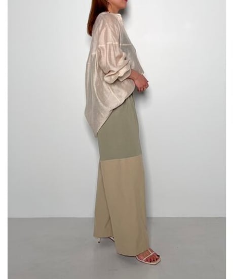 【CHIGNON   シニオン　25夏ご予約】  ツイルドッキングpants　　3653-371BT  2506ab