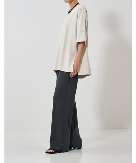 STITCH WORK TEE    （setup対応）【yenn  イエン　25春ご予約】  Y261- 82020  2602abc-039