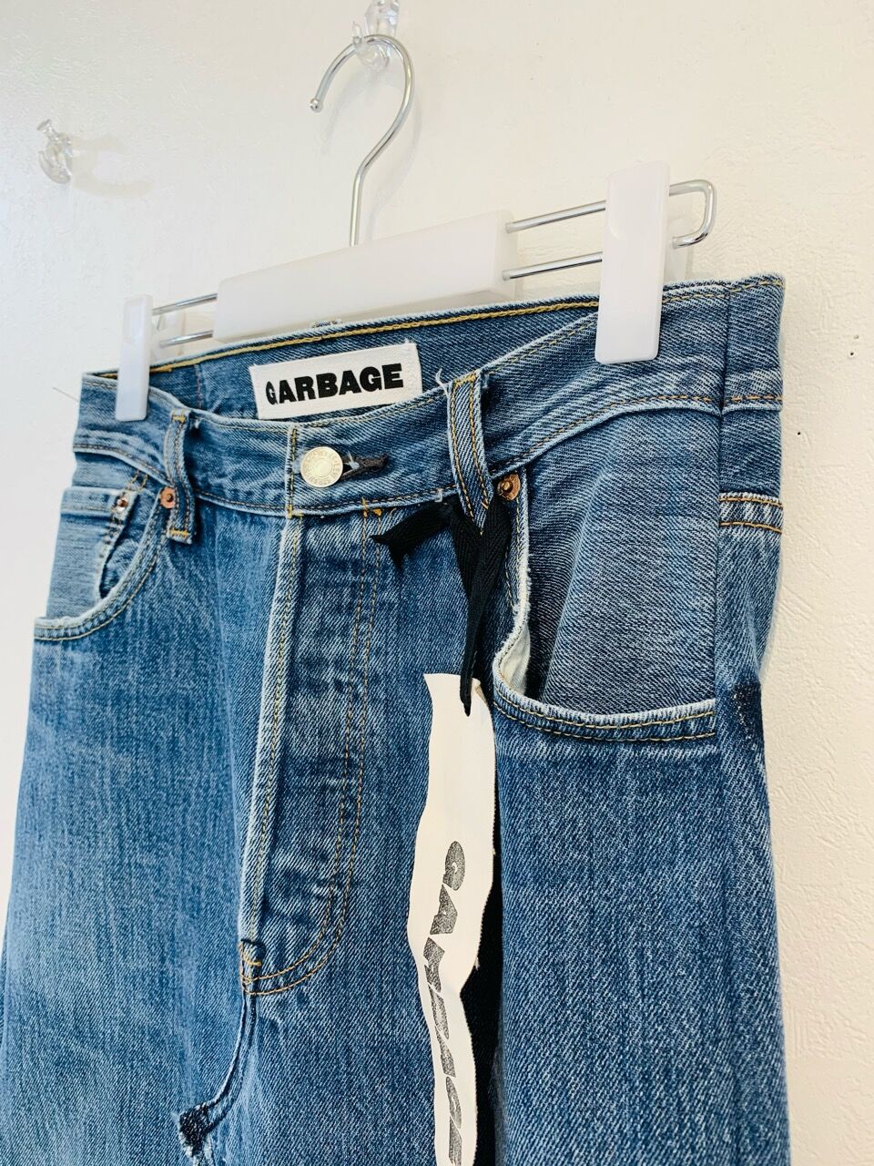 受注生産】GARBAGE RemakeDENIM Denim Skirt | BlueOni