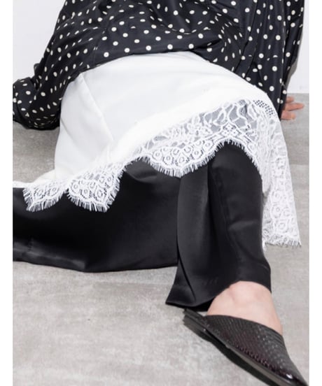 ★オトク早割ご予約★マルゴー　ヘムレースskirt  margaux  MG SK 26097 -A 2607c-008