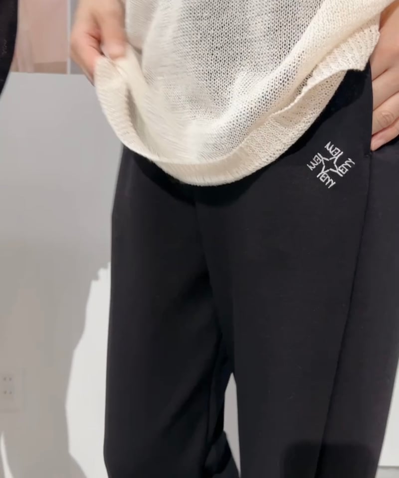 YENN イエン フロントスリットレギンス 36 YENN イエン 24aw