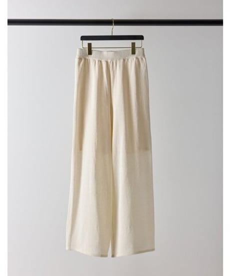 🔹ミュールご予約🔹　ペーパーヤーンニットpants M262- 33082 Mewl 26ss04