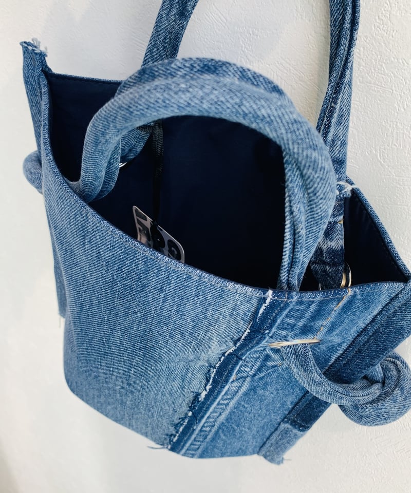 受注生産】GARBAGE RemakeDENIM デニムロープバッグ 2911-18