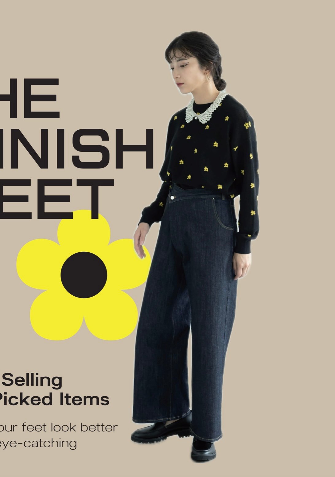 MARGAUX マルゴー 24秋冬ご予約】 WIQ SMALL FLORAL KNIT 
