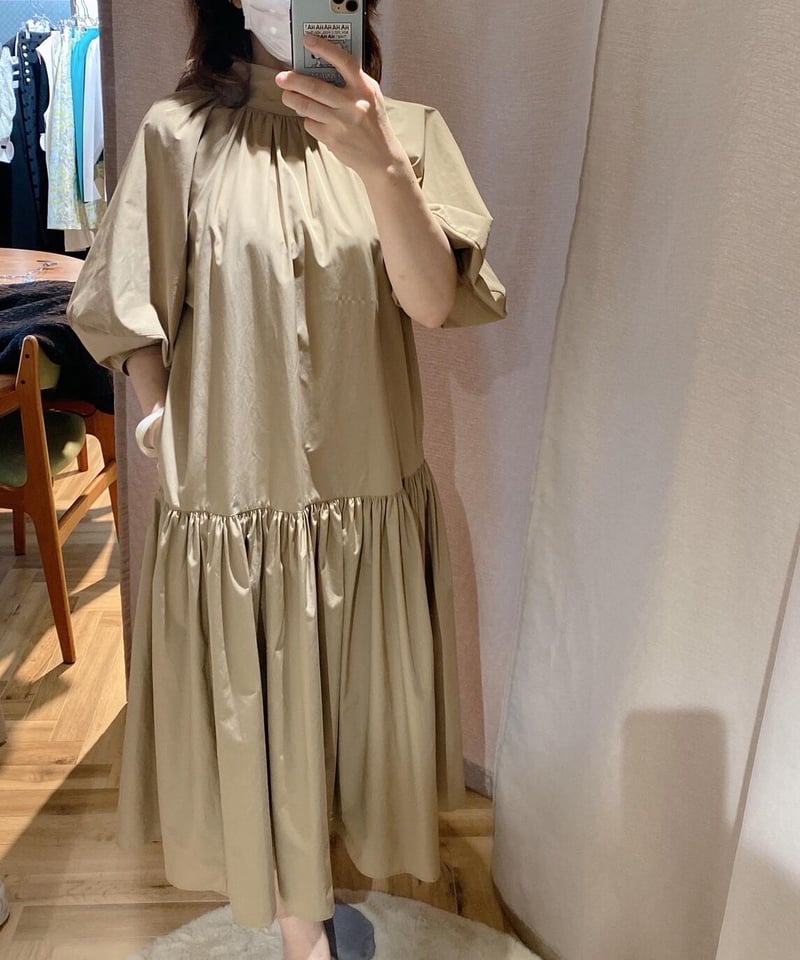 anana アナナ 22秋ご予約】 BIGリボンボリュームスリーブワンピース  