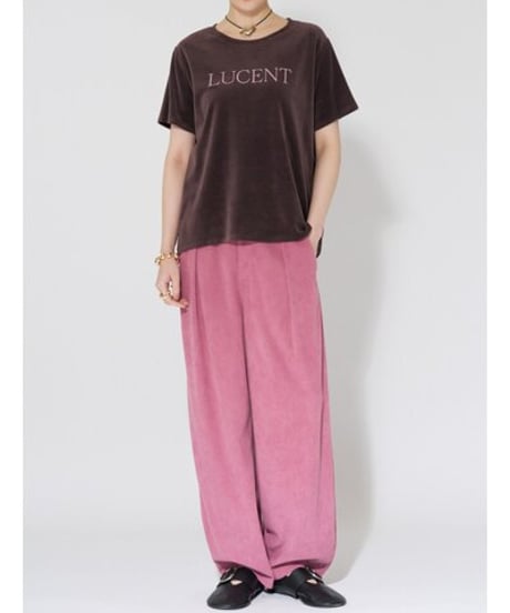 ★シニオン26秋ご予約★  ソフトコーデュロイカーブpants  3864 - 080 GL chignon  039-2608