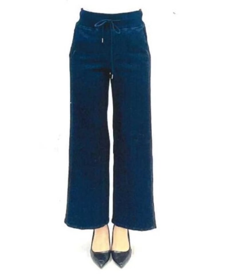 うむむ パイピングイージーwideデニム 436656 | BlueOnionStore