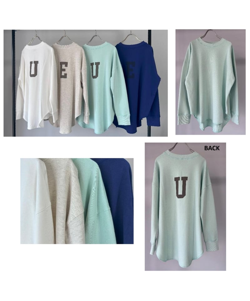 MARGAUX マルゴー 25秋冬ご予約】 BACKロゴスウェットプルオーバー MG C