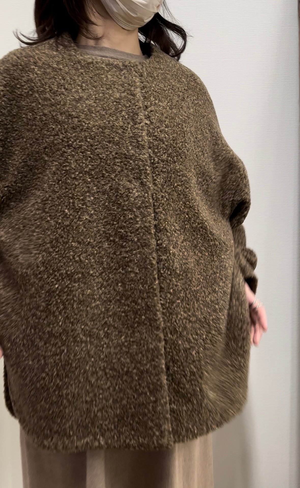 CLOCHE クロッシェ hwyl ヒューイル 24秋冬ご予約】 ボアノーカラ CLOCHE クロッシェ hwyl ヒューイル 24秋冬ご予約】 ボアノーカラ
