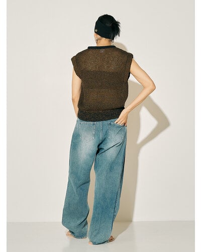 YENN イエン PADDING NECK KNIT ニットベスト YENN パディングネックニット（ベスト）｜YENN（イエン）の