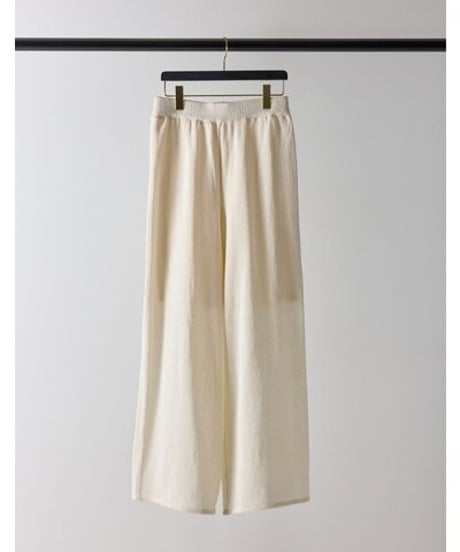 🔹ミュールご予約🔹　ペーパーヤーンニットpants M262- 33082 Mewl 26ss04