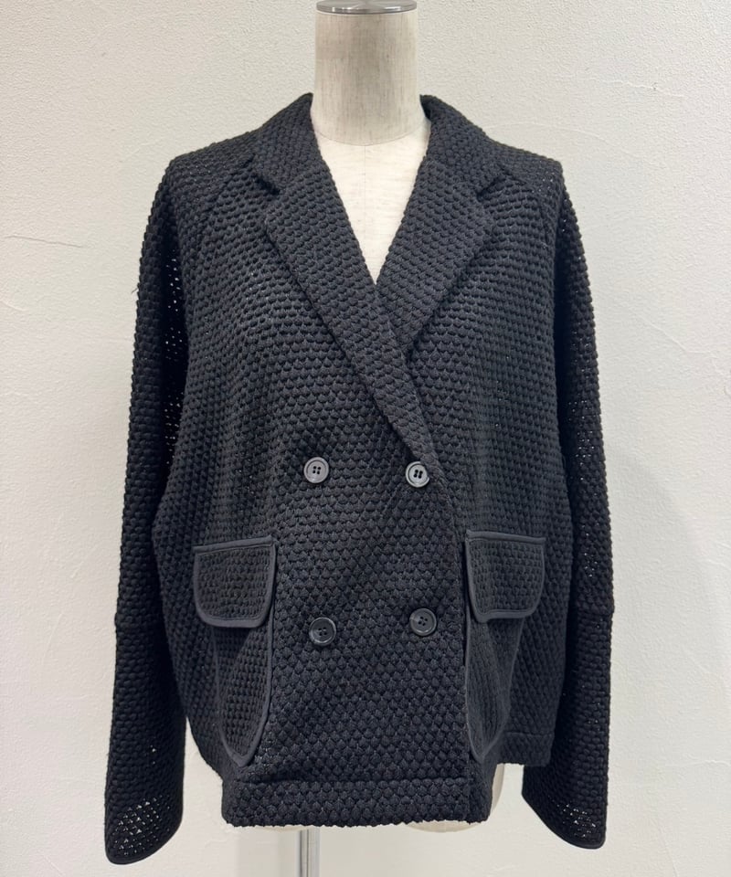 新品CYAN tokyo シアントーキョー　ダークデニム ジップアップジャケット 新品CYAN tokyo シアントーキョー ダークデニム ジップアップ