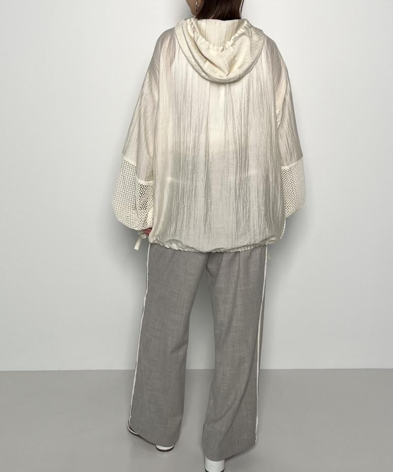 シアーメッシュアノラックシャツ 1641-090HE | BlueOnionStore