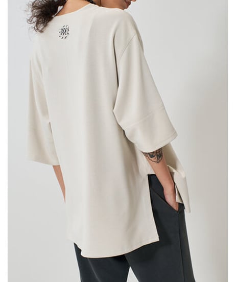 STITCH WORK TEE    （setup対応）【yenn  イエン　25春ご予約】  Y261- 82020  2602abc-039