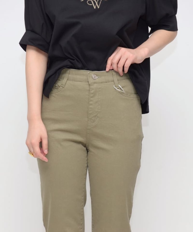 ストレッチテーパードパンツ 911 カーキ | BlueOnionStore