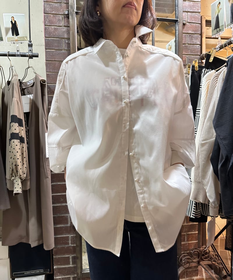 ラウンドバックテイルメッシュスリーブシャツ70040-4151 | BlueOnionStore
