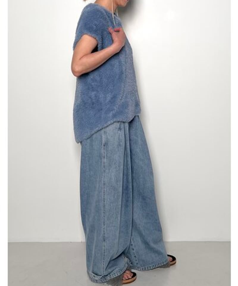 CHIGNON シニオン 25秋ご予約】 ファーライクフレンチニット 9454-076 