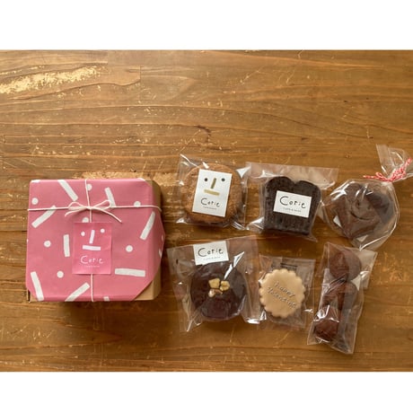 バレンタインおやつ箱