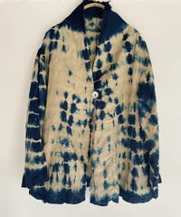 リネンガウンジャケット 総絞り