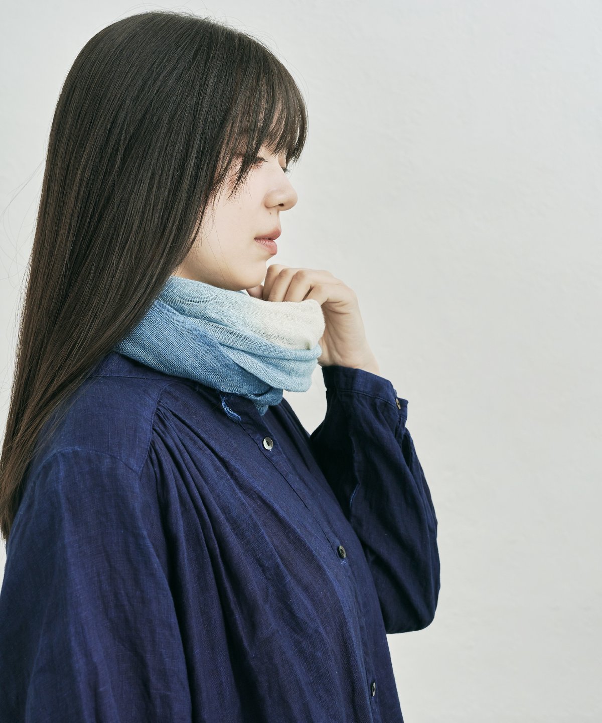 株式会社ヒーリング製ヘンプアースストール サイズ75×200cm FREEMAN--B