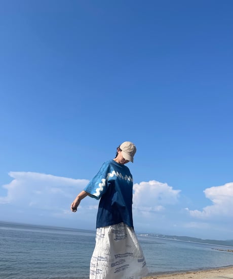 オリジナルTシャツ　板締めグラデ