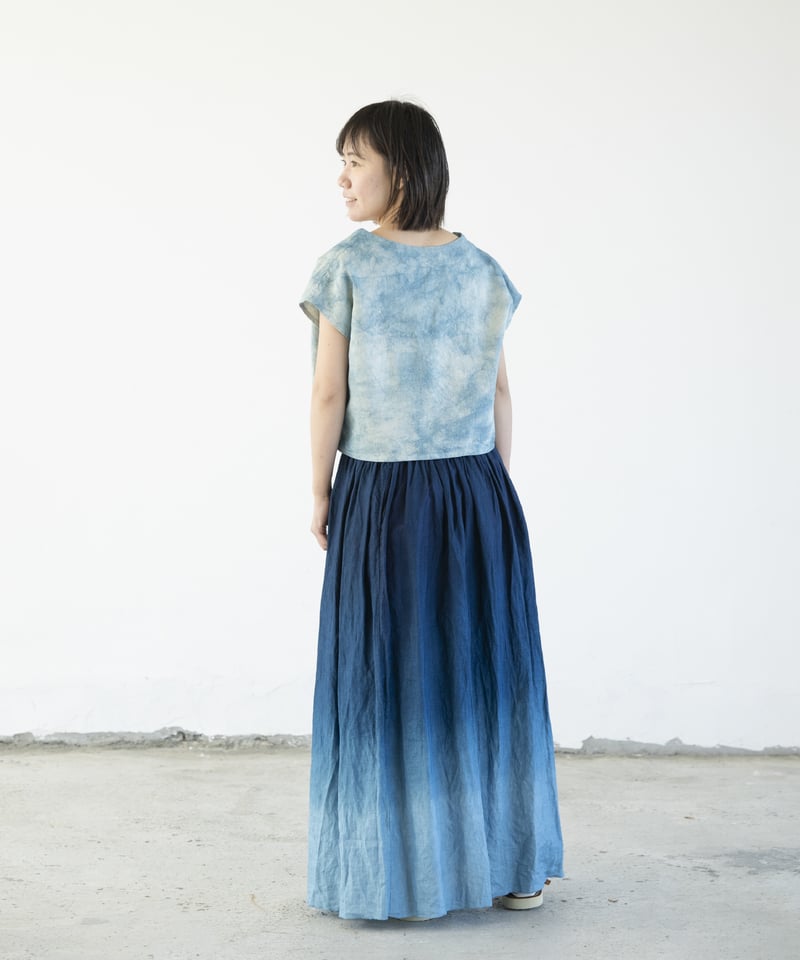 ダニエラグレジス　カシュクール　リネン DANIELA GREGIS(ダニエラ グレジス) abito dress#A34CSWL36641