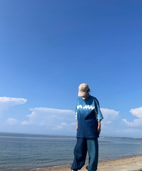 オリジナルTシャツ　板締めグラデ