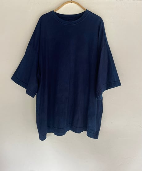 オリジナルTシャツ　濃藍染
