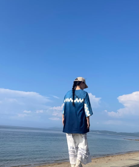 オリジナルTシャツ　板締めグラデ