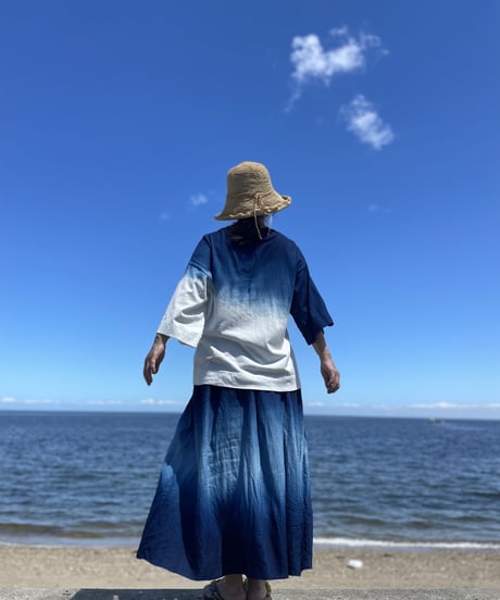 オリジナルTシャツ・アシメトリーグラデ