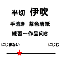 半切　伊吹（茶）