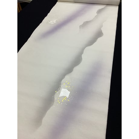 ●1.75×7.5尺　楮紙　天の川ボカシ　落箔切箔砂子　5枚入（箱入り）