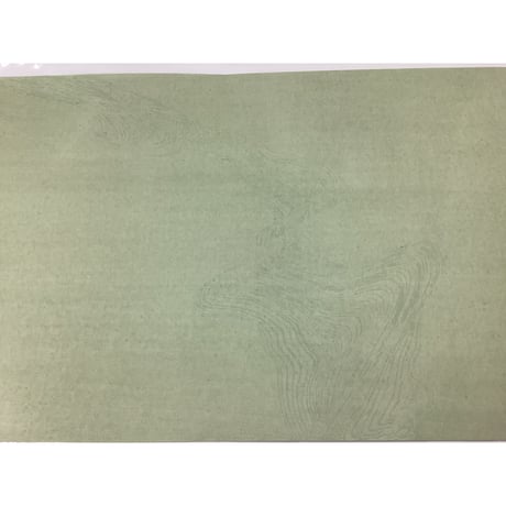 30×100㎝　新鳥の子　染墨流し紋様（緑）1枚売り