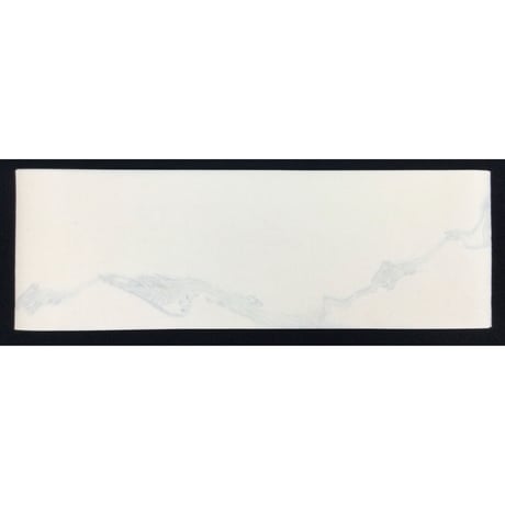 30×90㎝ 赤麻紙　墨流し紋様金銀砂子　1枚売り