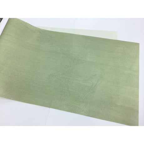 30×100㎝　新鳥の子　染墨流し紋様（緑）1枚売り