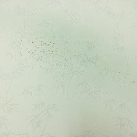 全懐紙　新鳥の子　ぼかし紋様砂子（竹林）　1枚売り
