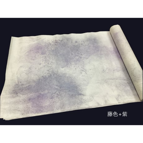 1.75×7.5尺　楮紙　2色手もみぼかし　1枚売り