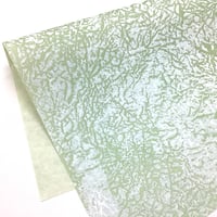 【一点限り】こきん製 全懐紙 本鳥の子 もみ紙（5.淡緑）