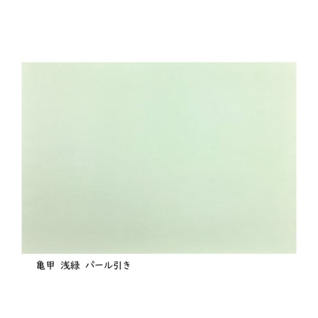 【在庫限り・旧価格】半懐紙 本鳥の子 染からかみ紋様（亀甲パール引き） 1枚売り