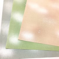 全懐紙　石州楮紙　色引き同色ぼかし銀小切箔砂子銀泥柄入　1枚売り