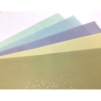 全懐紙 新鳥の子 薄具引 中色新沙色型打切箔布目   1枚売り
