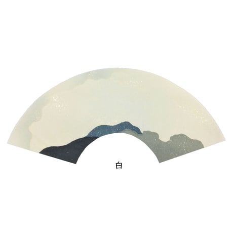扇面 本鳥の子 切継(B)（18×54×26）1枚売り