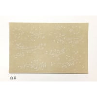 【箔焼けあり】清書用 三十六人集紋様 染全体砂子 銀パールどり (22×33㎝）  1枚売り
