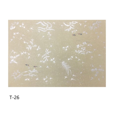 清書用 手描き 三十六人集紋様 染全体砂子（とび雲） 1枚売り