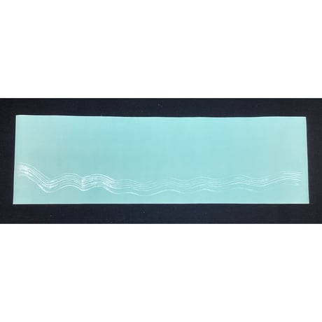 30×100㎝　新鳥の子　染銀線引砂子（水色）1枚売り