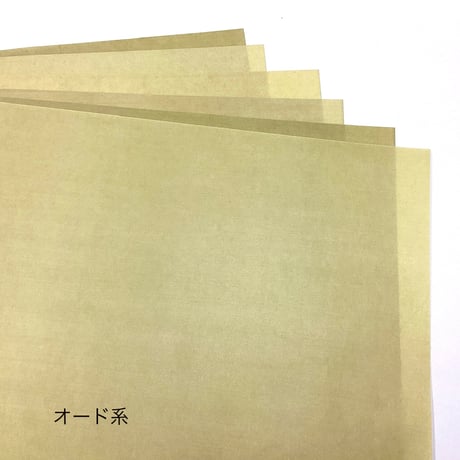 【色ばらつきあり】全懐紙　本鳥の子　染（茶系）1枚売り