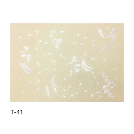 清書用 手描き 三十六人集紋様 染全体砂子（薄茶系） 1枚売り
