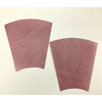 【限定】扇面 本鳥の子　刷毛紋様全体砂子⑬　紫（18×18×19）1枚売り