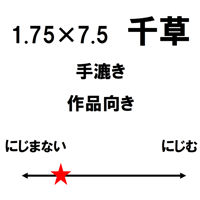 1.75尺×7.5尺　千草（白）