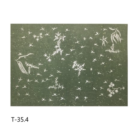 清書用 手描き 三十六人集紋様 染全体砂子（濃緑系） 1枚売り
